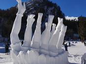 Valloire sculpture neige