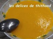 Soupe potimarron maïs