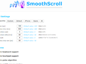 SmoothScroll pour défilement plus fluide dans Chrome