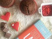 Cupcakes chocolat pour Saint-Valentin