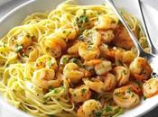 Spaghetti crevettes citron