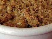 Crumble poire-chocolat farine sarrasin