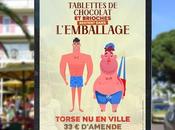 mairie Royan installe affiches demandent hommes rhabiller