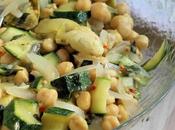 Recette salade courgettes pois chiches