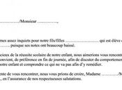 lettre demission lycee