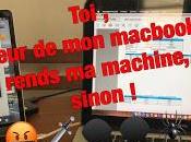 Avis c... volé hier macbook, entre 12h35 dans restau Clignancourt Paris Rapporte matin sinon
