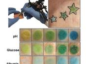 TATOUAGE Avec capteurs dermiques fait diagnostic
