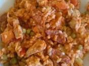 Risotto chorizo poulet thermomix