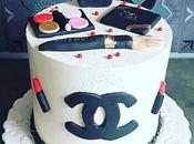 Gâteau Chanel maquillage