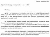 lettre demission lycée pour changement d’orientation