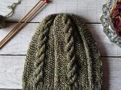 Tricoter bonnet large pour adulte (point torsades)