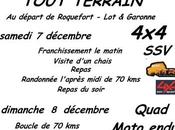 Rando 4X4, quad, moto Téléthon Roquefort (47), décembre 2019