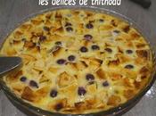 Clafoutis pommes raisins semoule fine