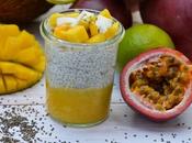 Chia pudding exotique (coco, mangue passion)