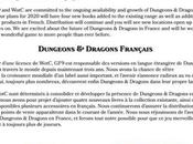 D&amp;D Français Partenariat Gale Force Nine/Asmodee