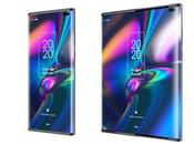 travaille smartphone avec double écran coulissant