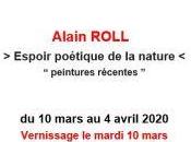 Galerie Capitale Alain ROLL Espoir poétique nature Mars Avril 2020