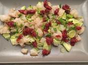 Salade haddock, fenouil, concombre condiment gingembre confit