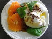 Burrata oranges sanguines, graines coriandre lavande Yotam Ottolenghi