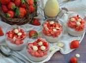 Panna cotta chocolat blanc fraises