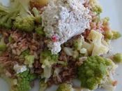 Epeautre chou romanesco, fromage noisettes