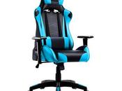 chaises gamer bleues, effet mode