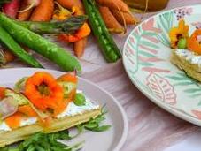 Tarte fine légumes printemps