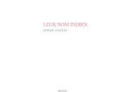 (Anthologie permanente) Sophie Loizeau, Leur indien
