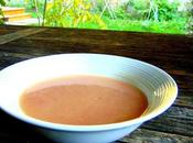 Soupe rose radis pommes