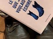 livre voulais écrire d'Erwan Larher