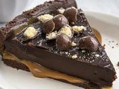 Tarte chocolat caramel sans cuisson