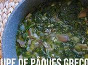 soupe grecque pritanière mayiritsa Pâques champignons