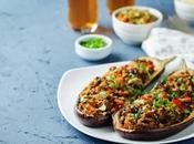 Aubergines farcies viande hachée