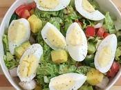 Salade œufs l’avocat