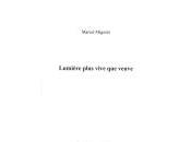 (Note lecture), Marcel Migozzi, Lumière plus vive veuve, Eric Eliès