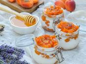 Mousse ricotta miel abricots