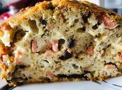 Cake salé chèvre, olives, saucisses d’autres…
