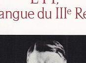 Lire, relire, LTI, langue IIIe Reich, Victor Klemperer, temps propagandes