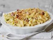 Gratin Léger pâtes jambon, poireaux ricotta