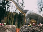 Jurassique Pâques chasse œufs chez dinosaures