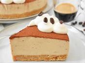 Cheesecake café mascarpone ricotta dessert savoureux raffiné