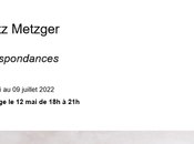 Galerie Marie Vitoux Correspondances Frantz Metzger Juillet 2022.