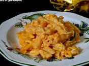 Macaroni fromages patates douces. Sweet potato macaroni cheese.