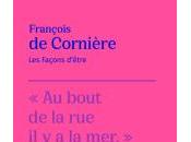 (Lettre François Cornière concernant Façons d'être, Jean-Pascal Dubost