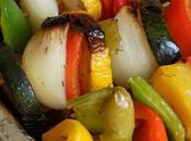 Brochettes légumes Barbecue