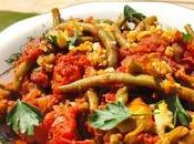 Haricots verts tomate, cardamome d’Ottolenghi