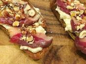 Tartine brousse magret canard