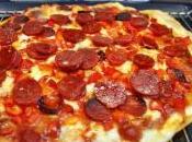 Recette jour Pizza chorizo poivrons