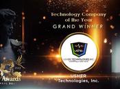 Usher grand gagnant l’entreprise technologique l’année Asia Awards