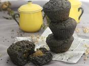 Muffins sésame noir coeur citron